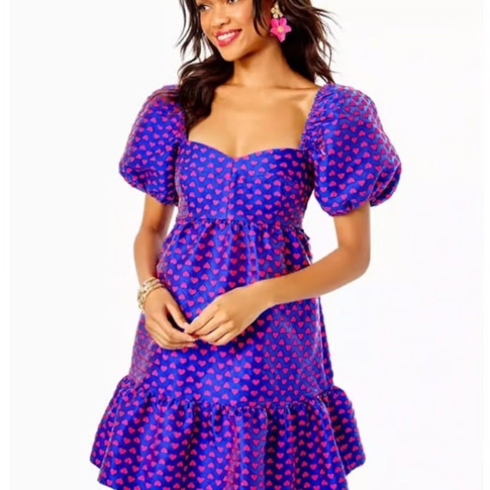 Lilly Pulitzer Nelle Jacquard dress in Lovesick